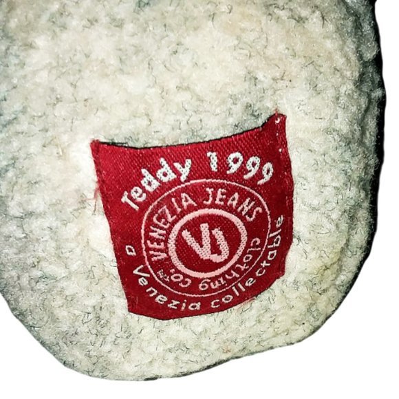 Vintage 1999 Venezia Jeans Plush Teddy Bear - Picture 2 of 6